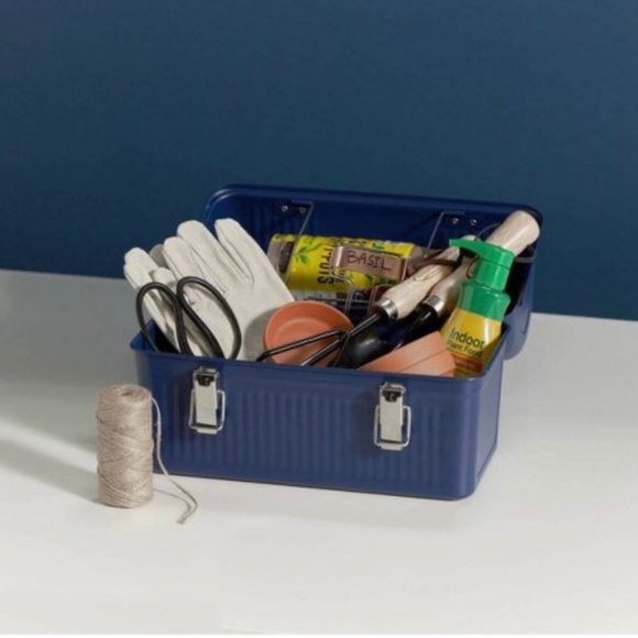 Hearth & Hand Magnolia Stanley 10qt Stainless Steel Lunch Box Marine Blue - Picture 4 of 15